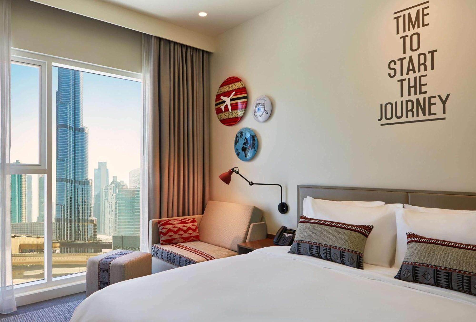 Rove Downtown Hotel Dubai Bagian luar foto
